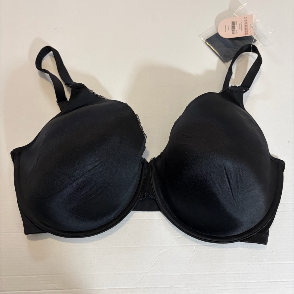 Gratlin Full Coverage Black Nursing Bra 38G